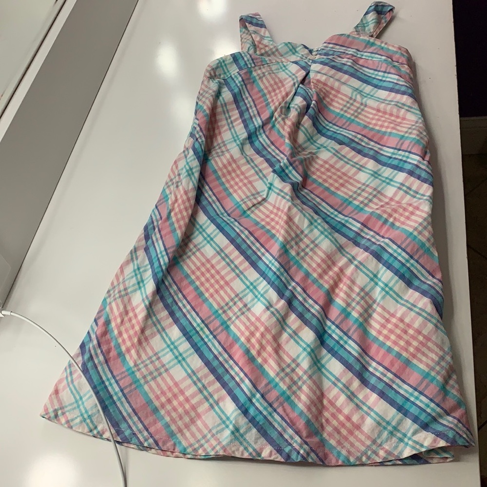 Colorful plaid dress